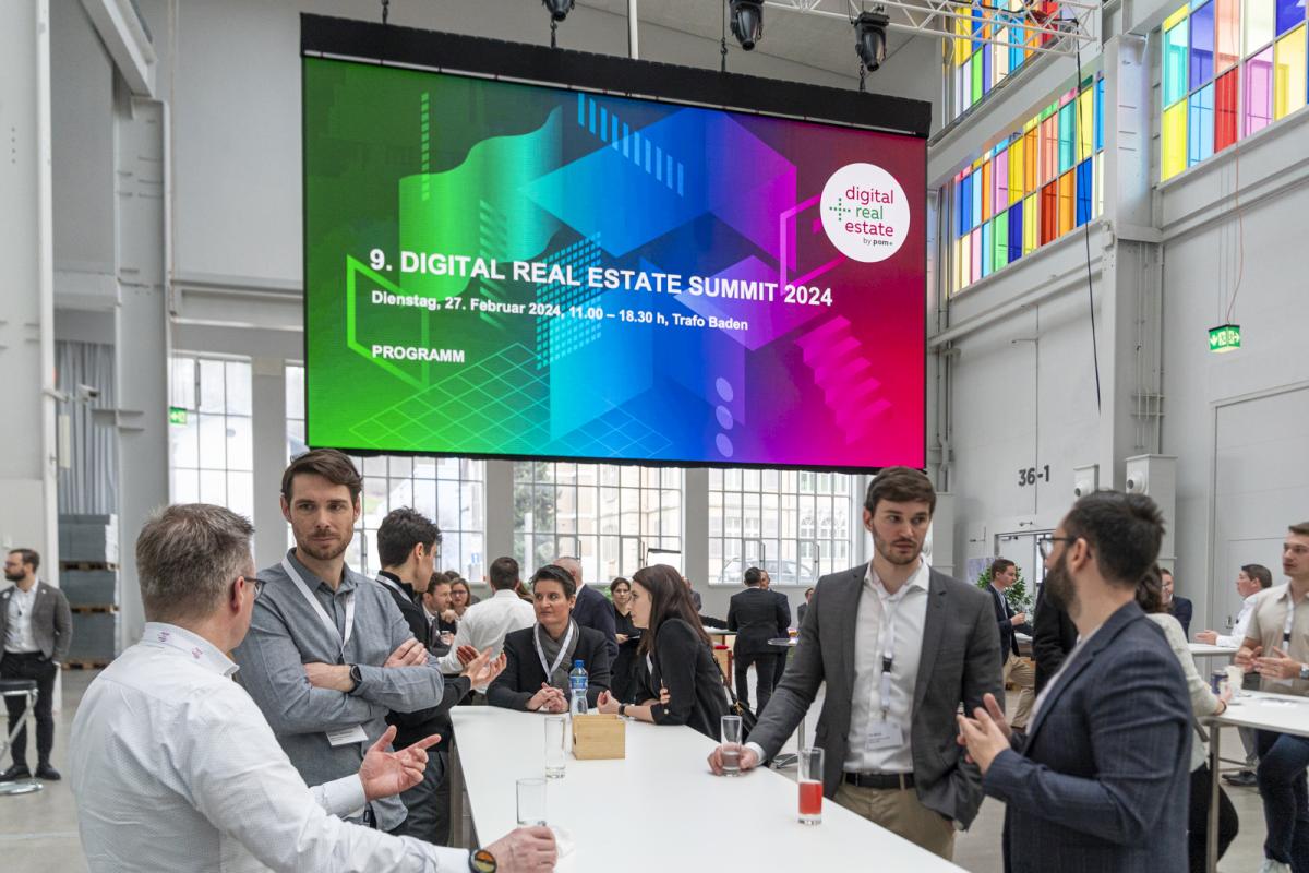 Die digitale Bau- und Immobilienbranche hat sich im Trafo in Baden zum 9. Digital Real Estate Summit getroffen.